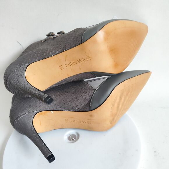 Nine West Gray Textured Heels - Picture 8 of 11